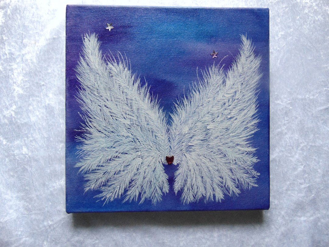 Angel Wing on Canvas